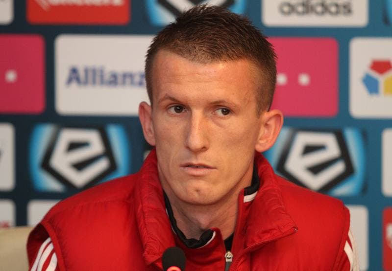 Football. Gornik Zabrze. Press Conference. 16.10.2013