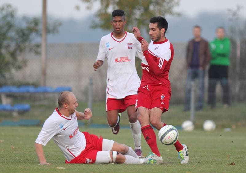 Football. Friendly Match. LZS Piotrowka - Gornik Zabrze. 10.10.2013
