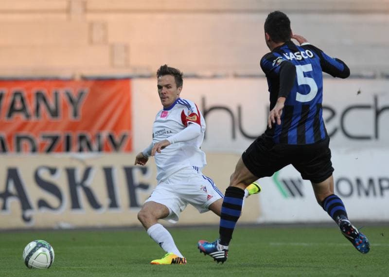 Football. T-Mobile Ekstraklasa. Gornik Zabrze - Zawisza Bydgoszcz. 29.04.2015
