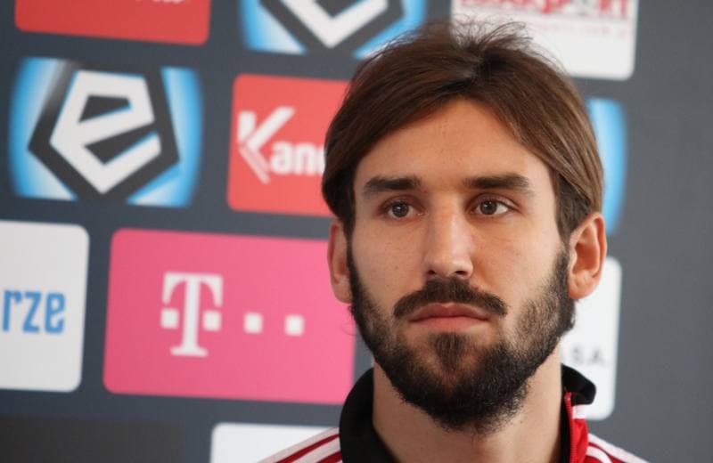 Football. Gornik Zabrze. Press Conference. 12.09.2014