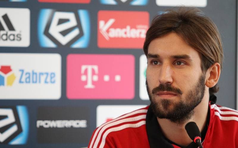 Football. Gornik Zabrze. Press Conference. 12.09.2014
