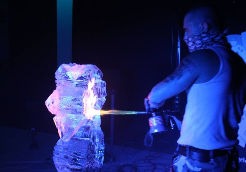 Ice Sculpture Show. Katowice. 12.09.2013