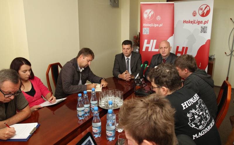 Ice Hockey. Polish Hockey League. Press Conference. 05.09.2013