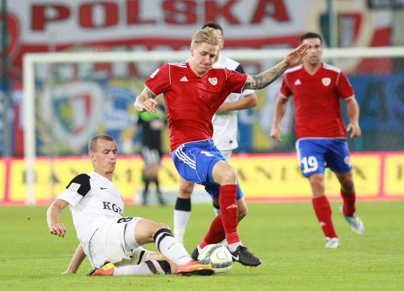 Football. PKO BP Ekstraklasa. Piast Gliwice - Zaglebie Lubin. 31.10.2015