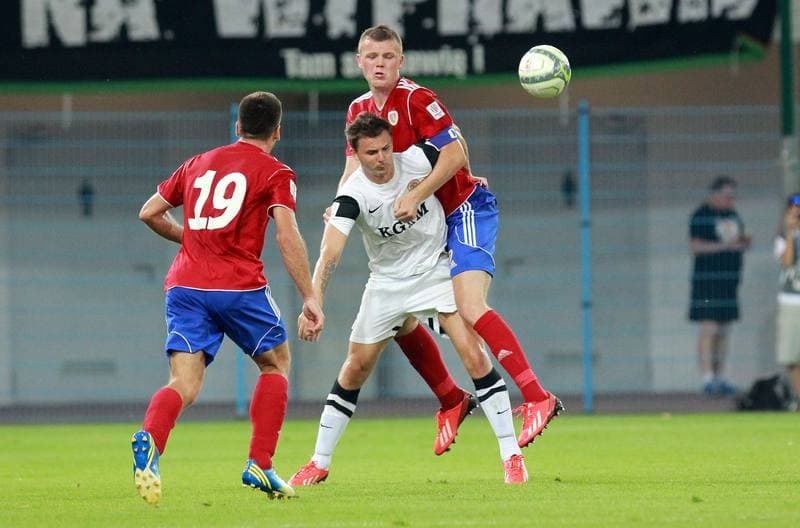 Football. PKO BP Ekstraklasa. Piast Gliwice - Zaglebie Lubin. 31.10.2015
