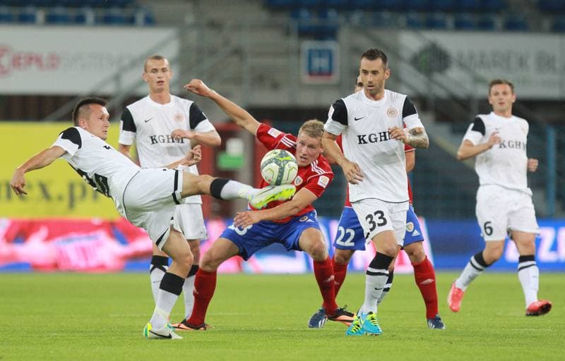 Football. PKO BP Ekstraklasa. Piast Gliwice - Zaglebie Lubin. 31.10.2015
