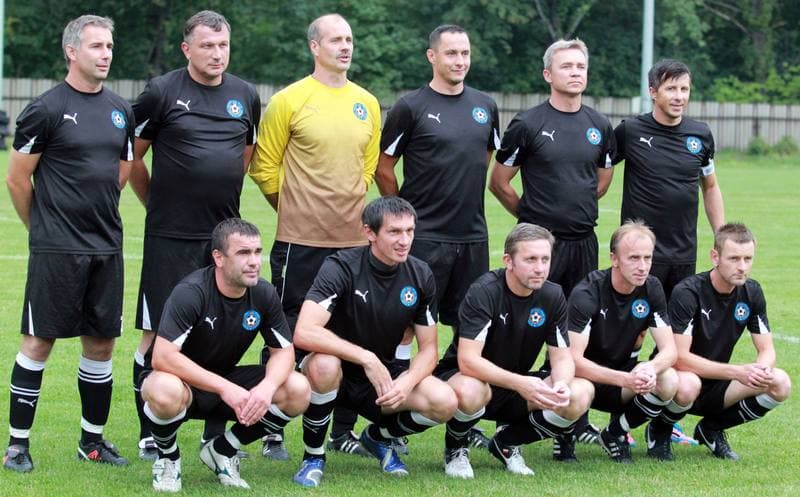 Football. Polish Cup. Naprzod Lipiny - Reprezentacja Slaskich Oldboyow. 22.08.2013