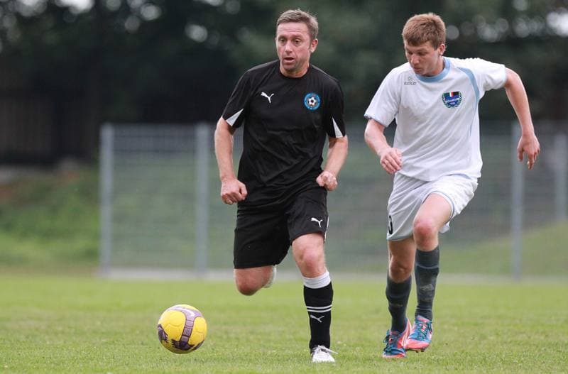 Football. Polish Cup. Naprzod Lipiny - Reprezentacja Slaskich Oldboyow. 22.08.2013