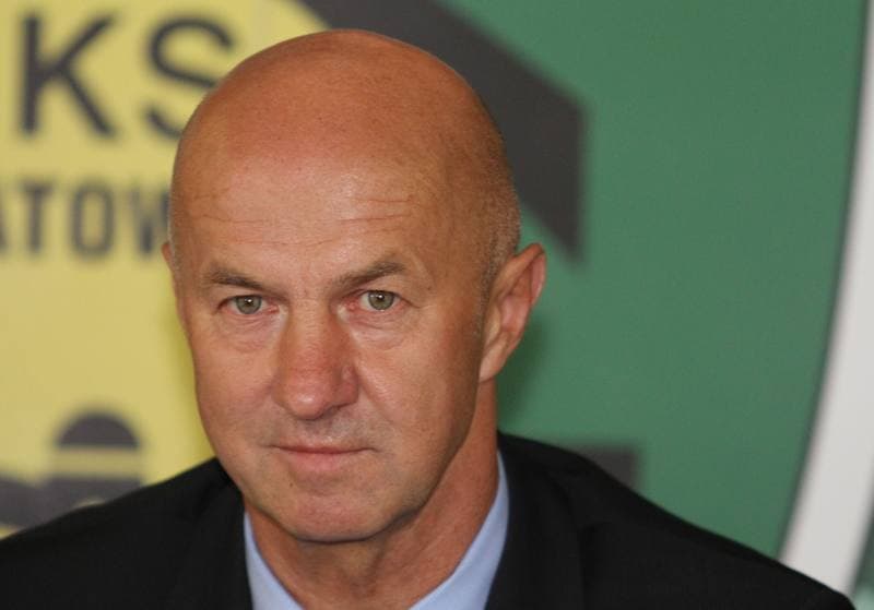 Football. GKS Katowice. Press Conference. 22.08.2013