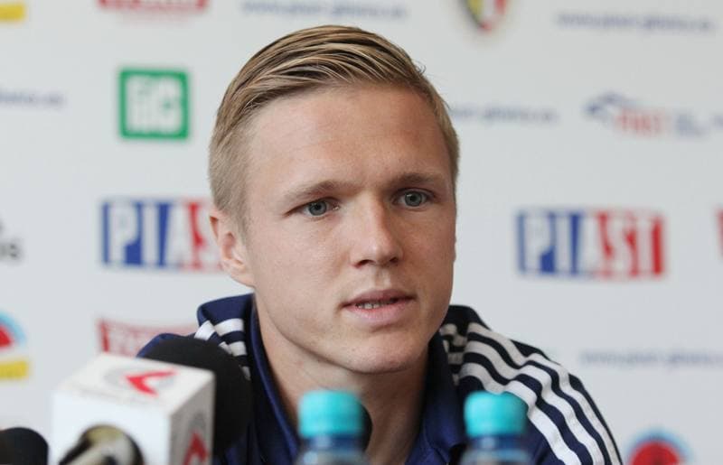 Football. Piast Gliwice. Press Conference. 24.07.2013