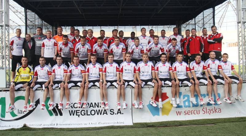Football. Gornik Zabrze. Press Conference. 16.07.2013
