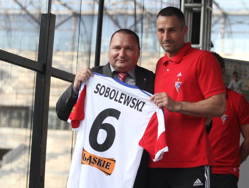 Football. Gornik Zabrze. Press Conference. 16.07.2013