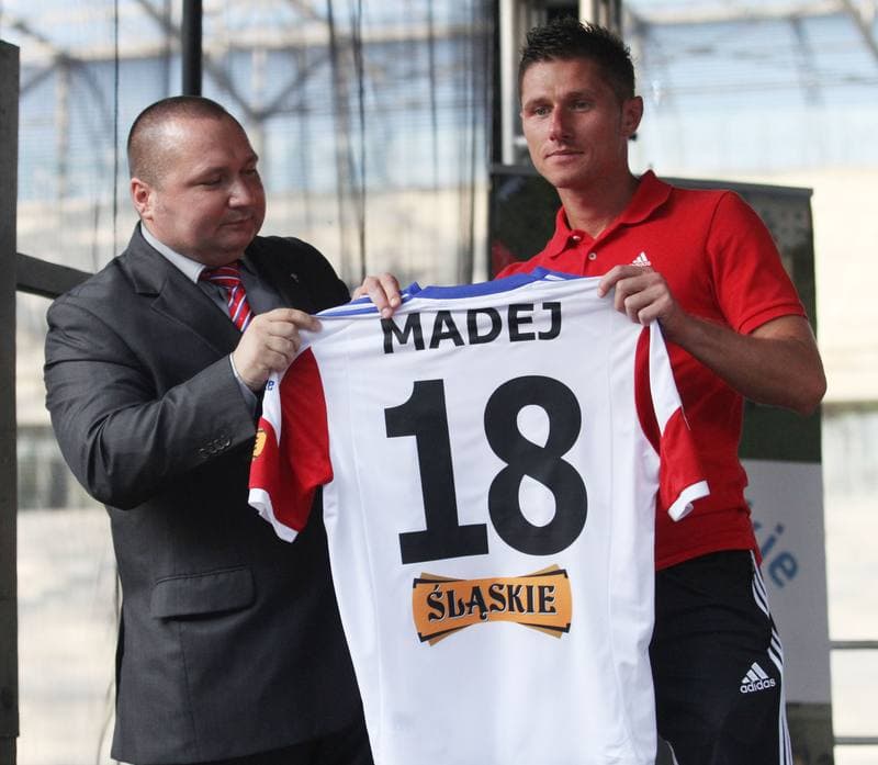 Football. Gornik Zabrze. Press Conference. 16.07.2013