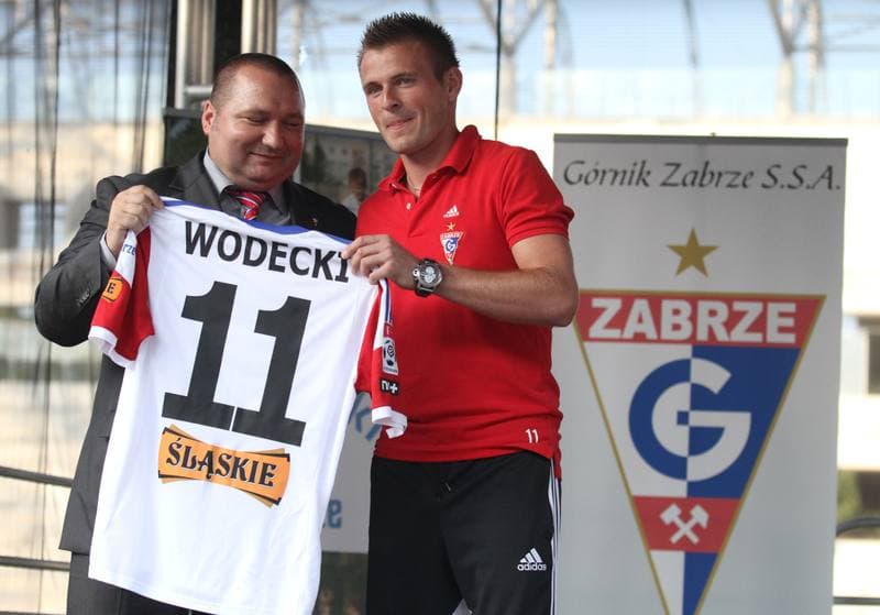Football. Gornik Zabrze. Press Conference. 16.07.2013