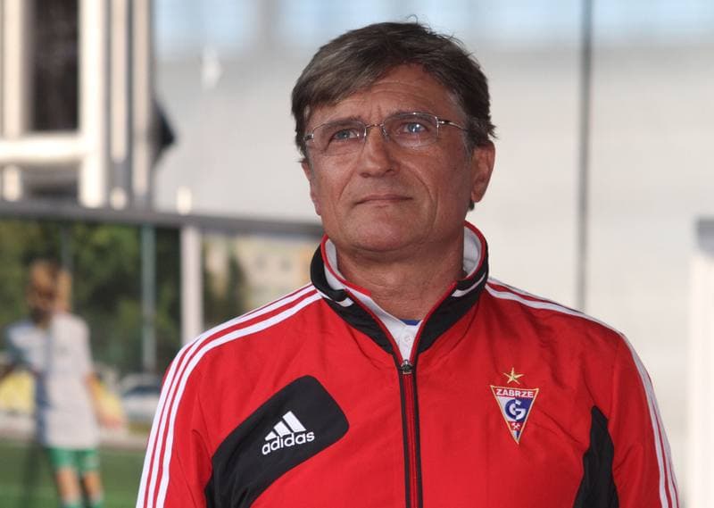 Football. Gornik Zabrze. Press Conference. 16.07.2013
