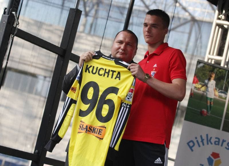 Football. Gornik Zabrze. Press Conference. 16.07.2013