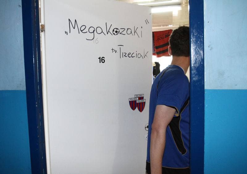 Football. Polonia Bytom. Press Conference. 30.04.2013