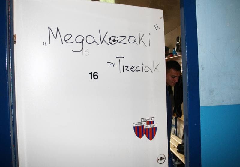 Football. Polonia Bytom. Press Conference. 30.04.2013