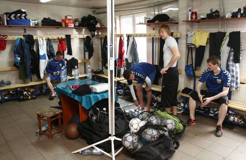 Football. Polonia Bytom. Press Conference. 30.04.2013