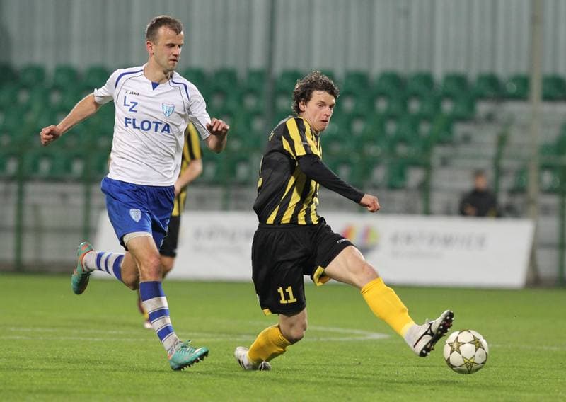 Football. I liga. GKS Katowice - Flota Swinoujscie. 24.04.2013