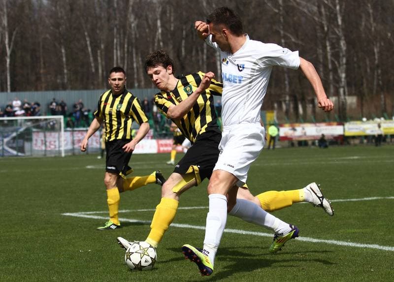 Football. I liga. GKS Katowice - Zawisza Bydgoszcz. 14.04.2013