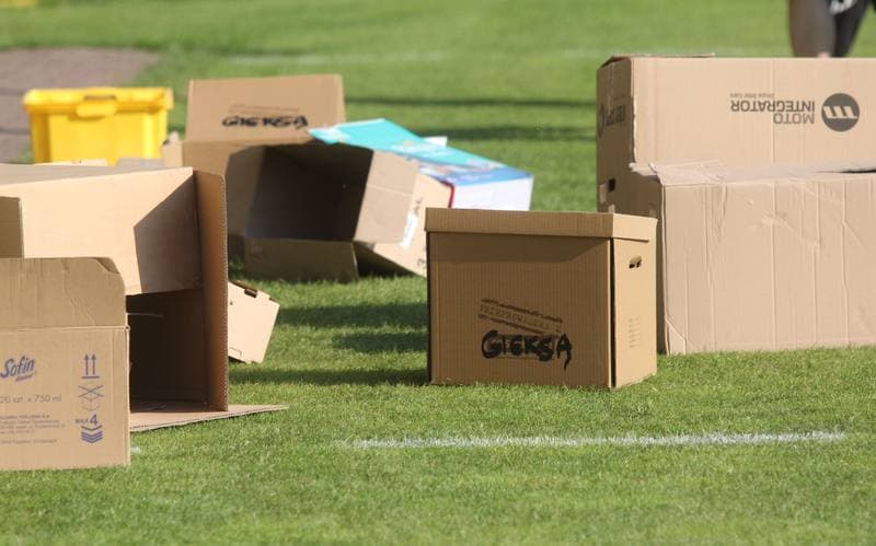 Football. Katowice Sparing. GKS Katowice - Korona Kielce. 28.07.2012