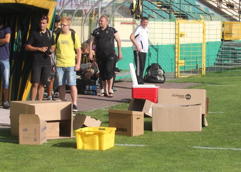 Football. Katowice Sparing. GKS Katowice - Korona Kielce. 28.07.2012