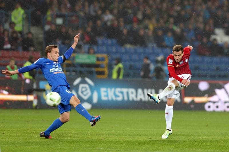 Football. Lotto Ekstraklasa. Wisla Krakow - Bruk-Bet Termalica Nieciecza. 21.10.2016