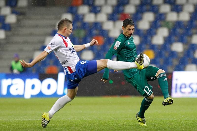 Football. T-Mobile Ekstraklasa. Podbeskidzie Bielsko Biala - Slask Wroclaw. 03.10.2014
