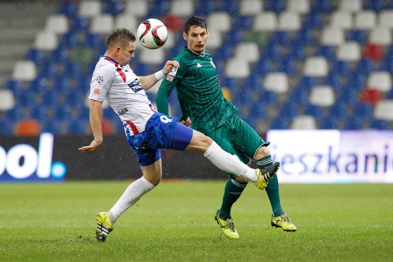 Football. T-Mobile Ekstraklasa. Podbeskidzie Bielsko Biala - Slask Wroclaw. 03.10.2014