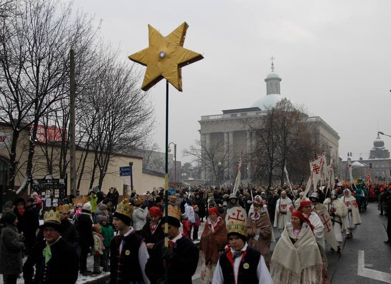 Three Kings Procession. Katowice. 06.01.2016