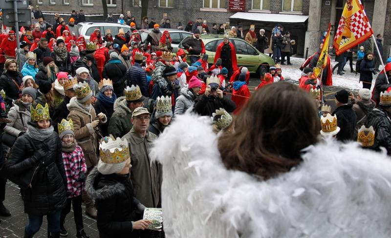 Three Kings Procession. Katowice. 06.01.2016