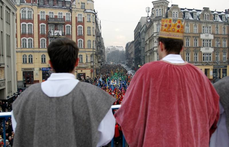 Three Kings Procession. Katowice. 06.01.2016