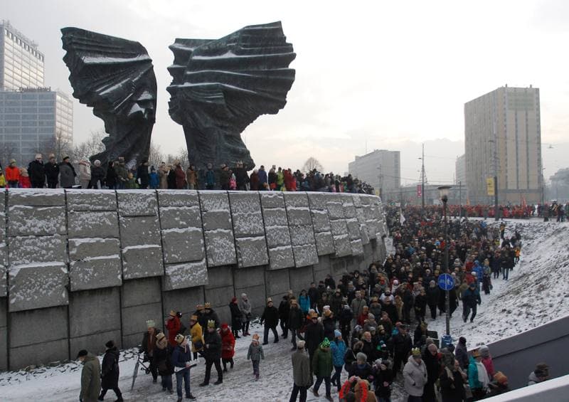 Three Kings Procession. Katowice. 06.01.2016