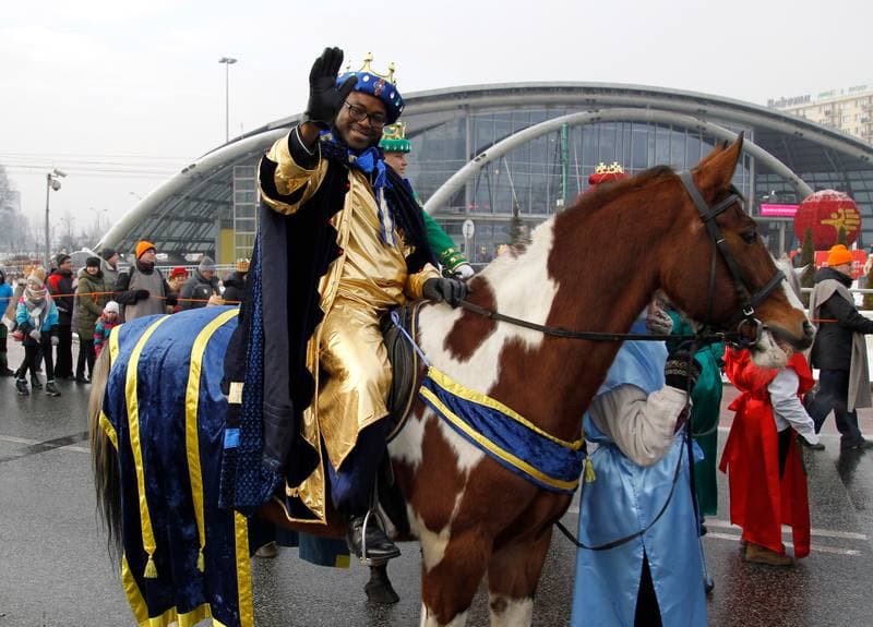 Three Kings Procession. Katowice. 06.01.2016