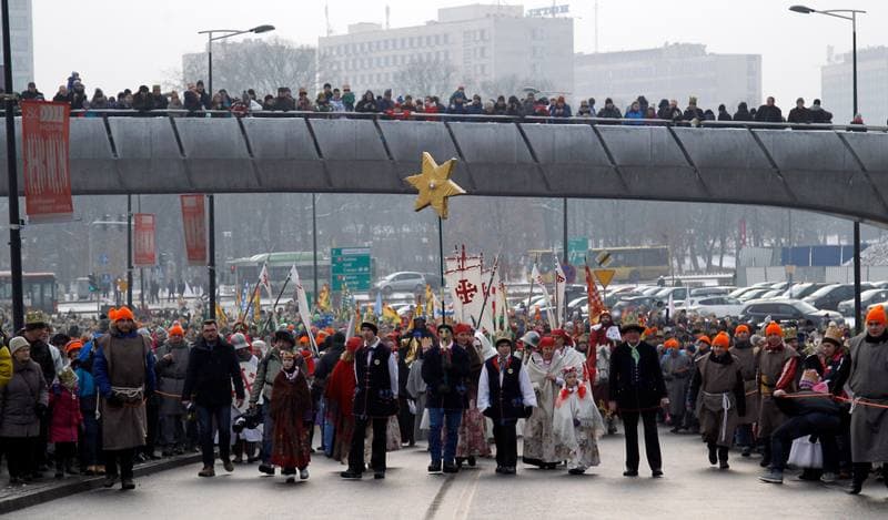Three Kings Procession. Katowice. 06.01.2016