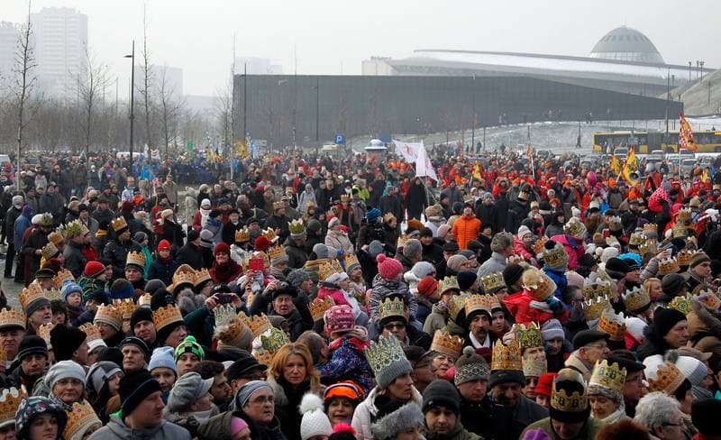 Three Kings Procession. Katowice. 06.01.2016