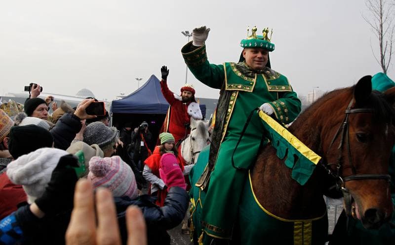 Three Kings Procession. Katowice. 06.01.2016