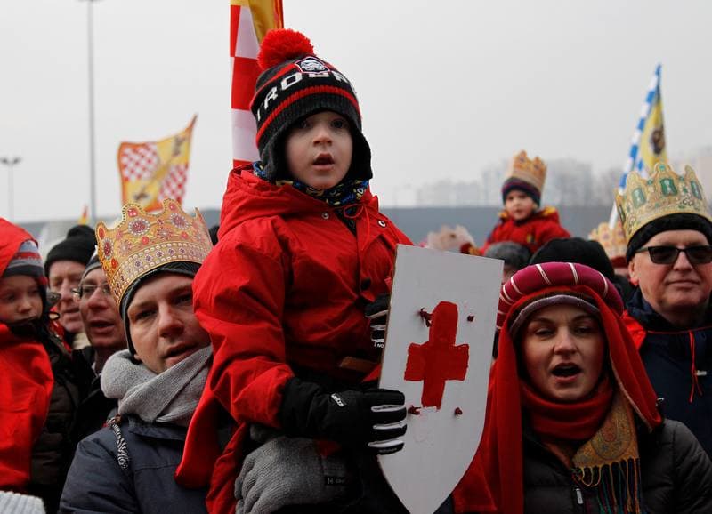 Three Kings Procession. Katowice. 06.01.2016