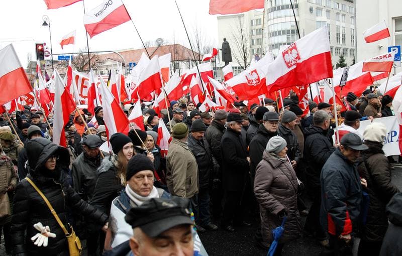 Freedom and Solidarity March. Warsaw. 13.12.2015