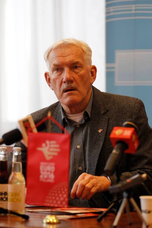 Handball. Poland national team. Press Conference. 14.01.2016