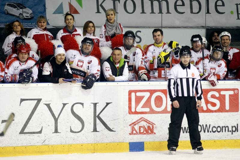 Ice Hockey. Hokej na Lodzie z Gwiazdami. Poland - Czech Republic. 16.01.2016