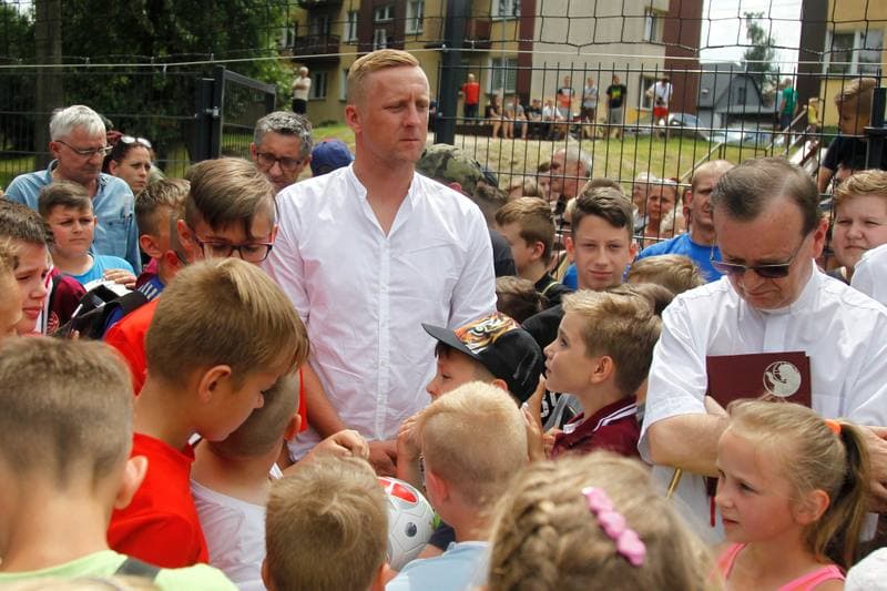 Football. Kamil Glik. Press Conference. 24.06.2017