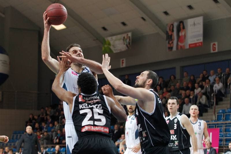 Basketball. Tauron Basket Liga. MKS Dabrowa Gornicza - Start Lublin. 31.01.2016