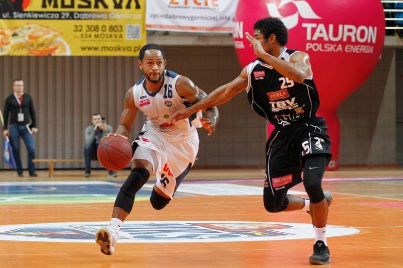 Basketball. Tauron Basket Liga. MKS Dabrowa Gornicza - Start Lublin. 31.01.2016