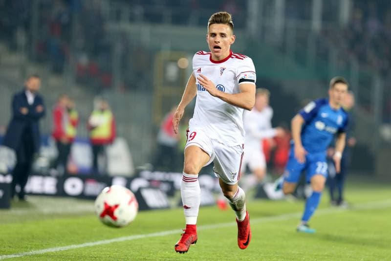 Football. Lotto Ekstraklasa. Gornik Zabrze - Lech Poznan. 04.11.2017