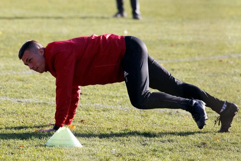 Football. Gornik Zabrze. Training. 23.11.2017