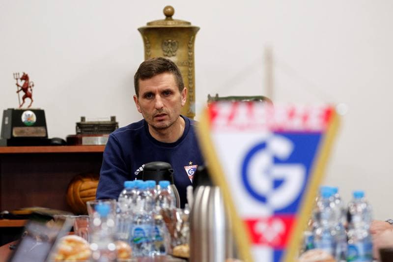 Football. Gornik Zabrze. Press Conference. 04.01.2018