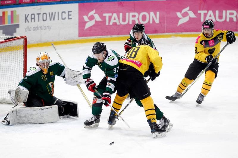 Ice Hockey. Tauron Hokej Liga. Tauron KH GKS Katowice - Anteo Naprzod Janow. 02.02.2018