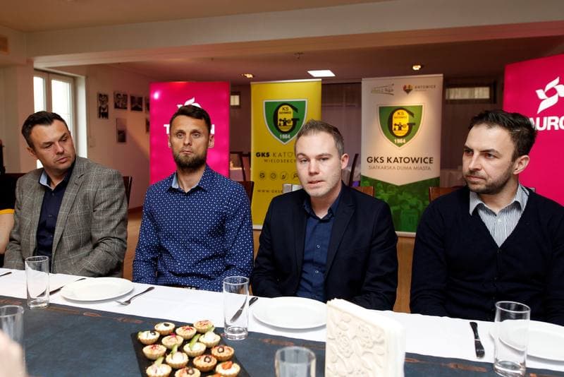 Volleyball. GKS Katowice. Press Conference. 08.03.2018